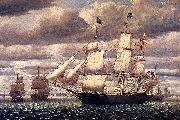 Fitz Hugh Lane, Clipper Ship Southern Cross Leaving Boston Harbor